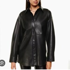 Aritzia Pelli Vegan Leather Jacket